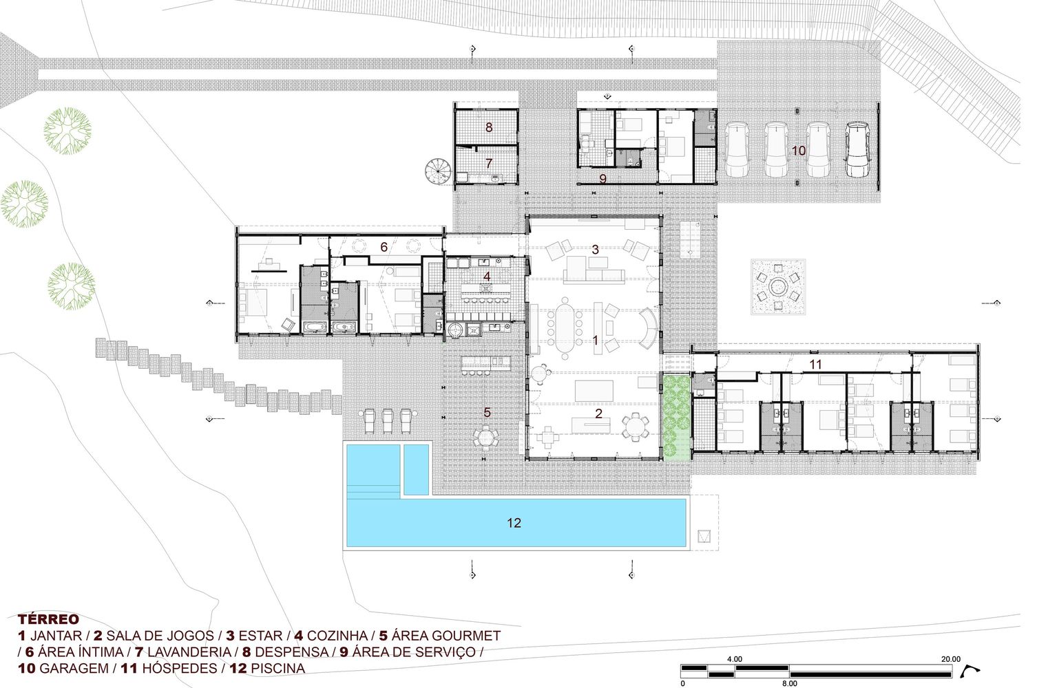 巴西乡村度假别墅丨Estúdio Penha-25