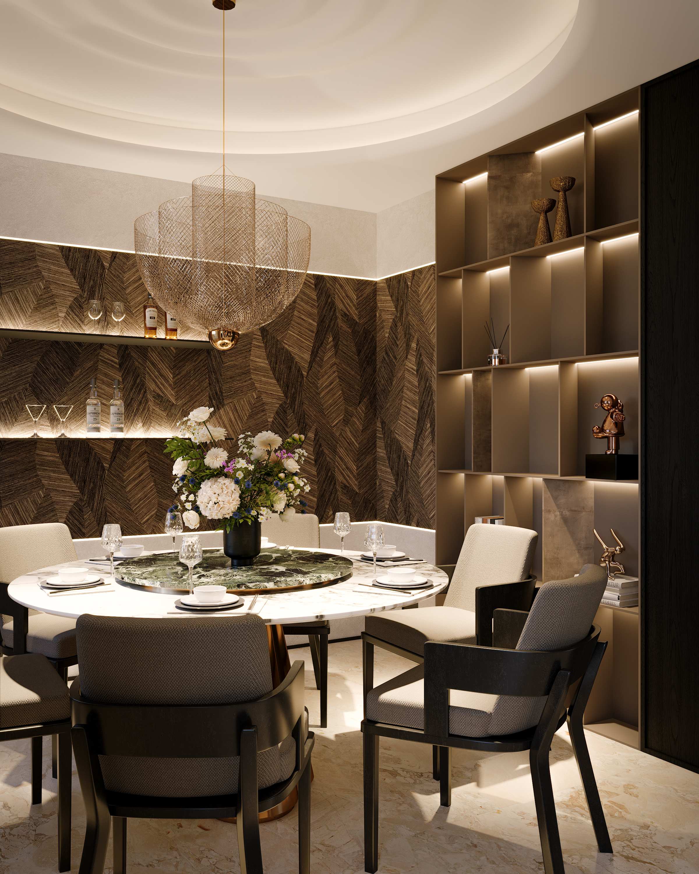 老钱风私宅丨设计师吴君艳,渲染师XL-11