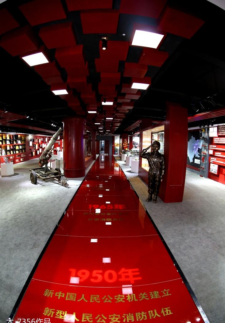 
四川省消防总队队史管设计及施工 -3