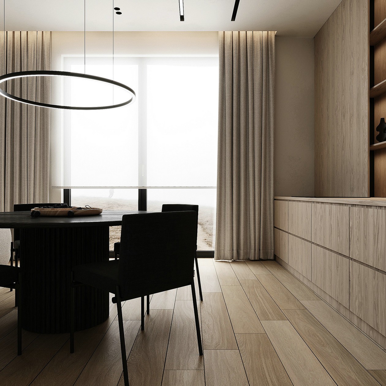 92㎡中性色系住宅设计丨暂无-6