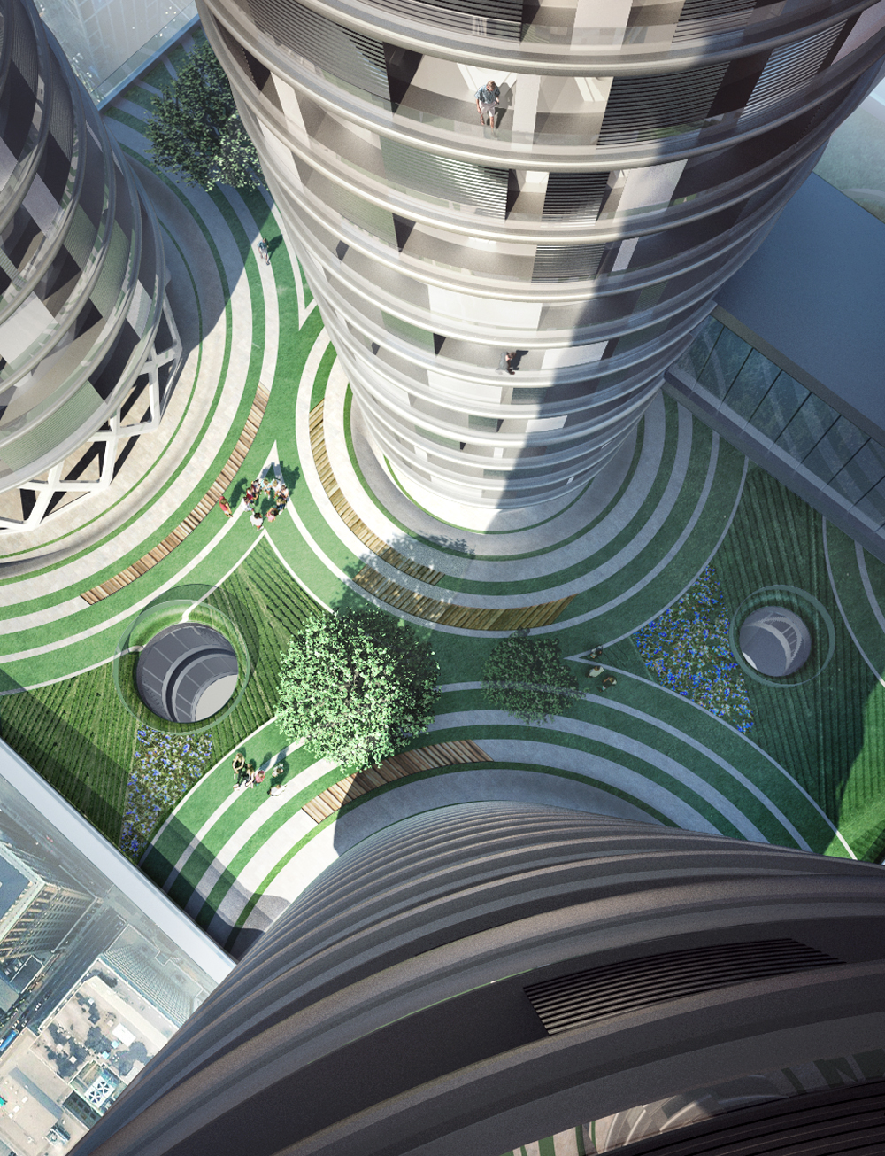 香港垂直城市综合体设计-22