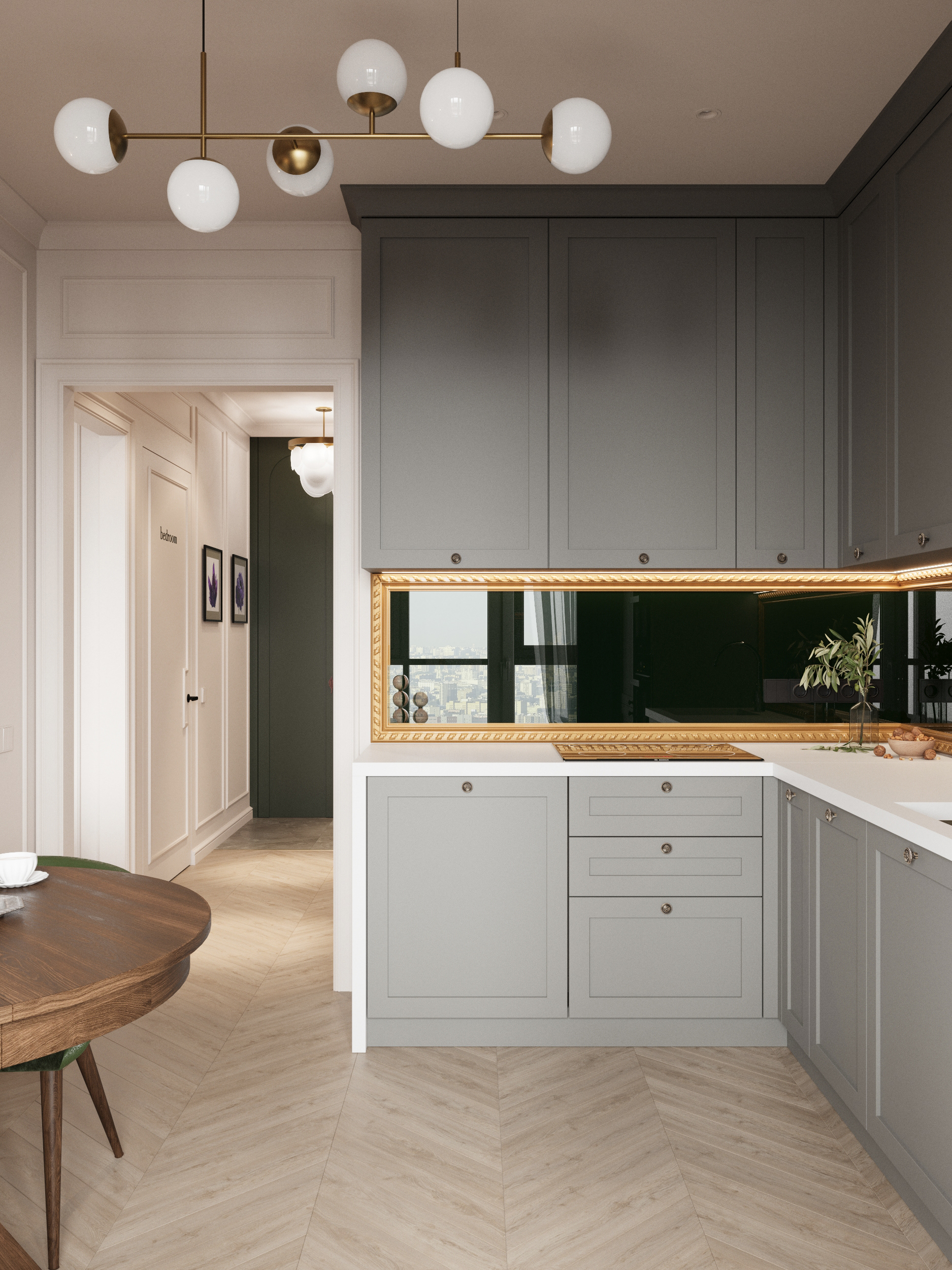 “НЕОНОВАЯ ОСЕНЬ”公寓室内设计-29