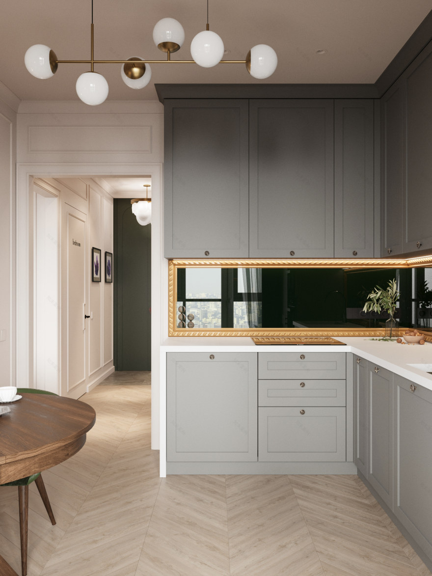 “НЕОНОВАЯ ОСЕНЬ”公寓室内设计-29