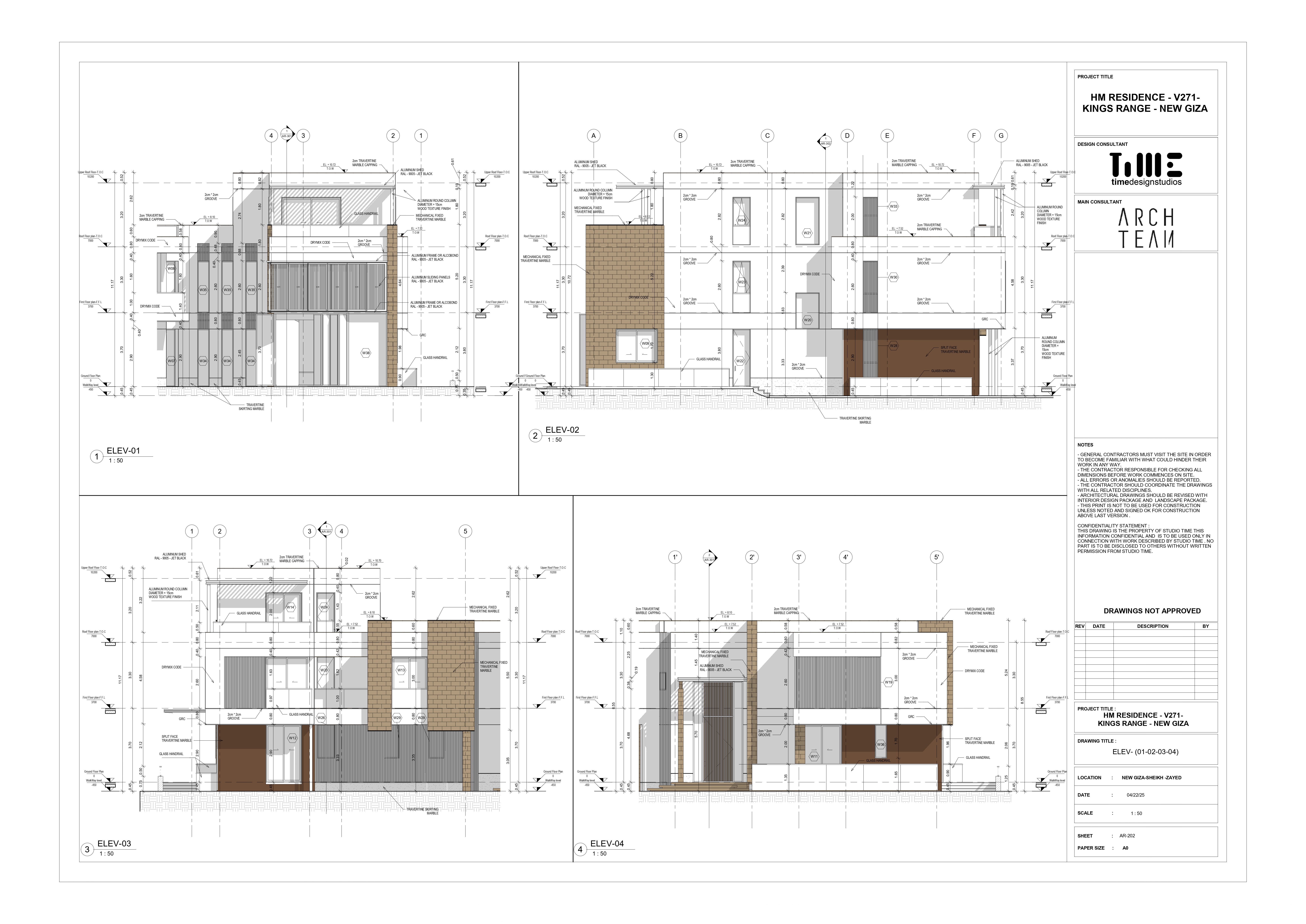 New Giza Modern Villa | LOD 350 Tender Package-27