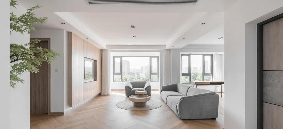 《赫设计》还原诗意生活 | 自然元素融入宽敞大两居-13