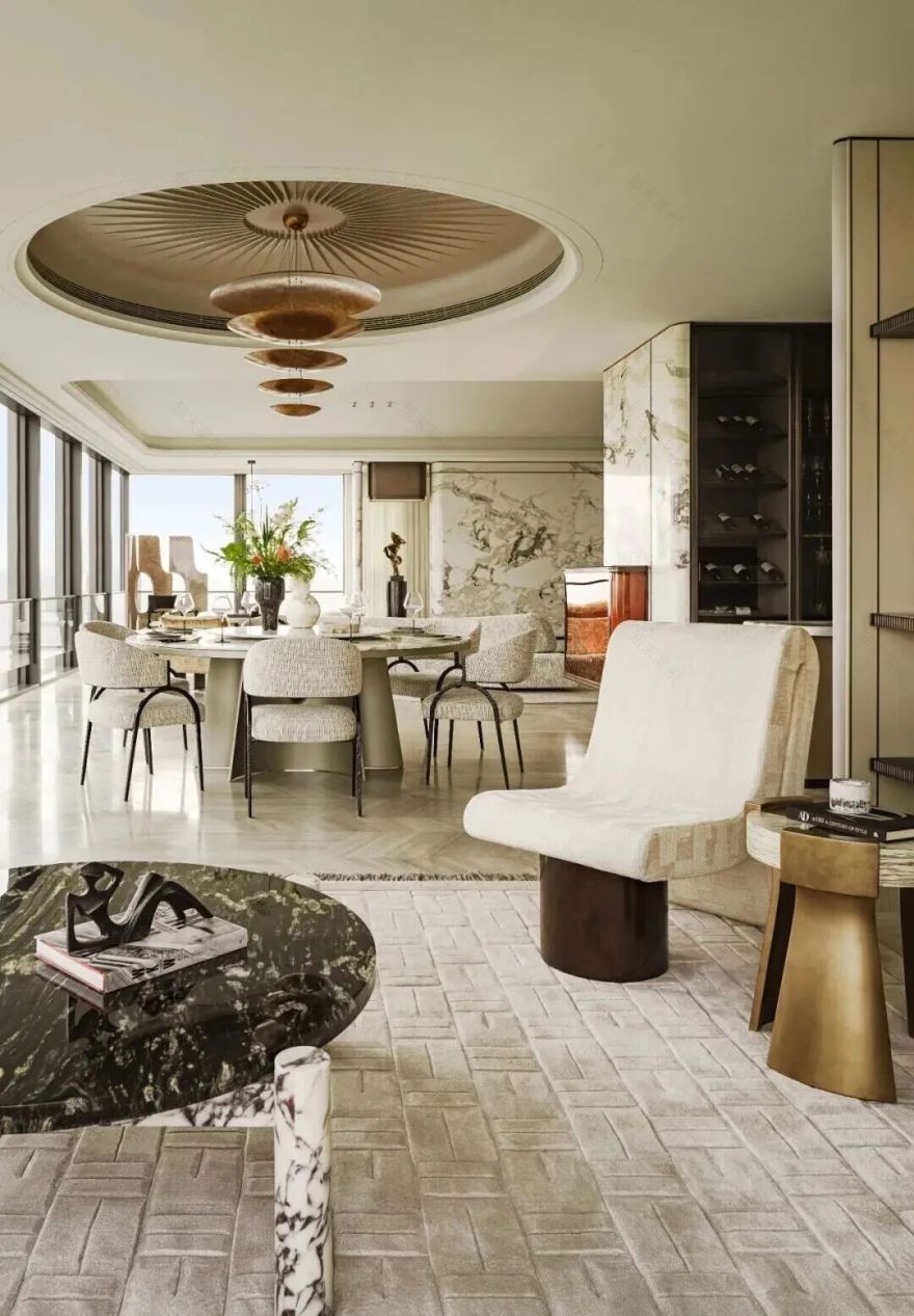 首发|486㎡顶奢大平层,俯瞰全城的视野!-32