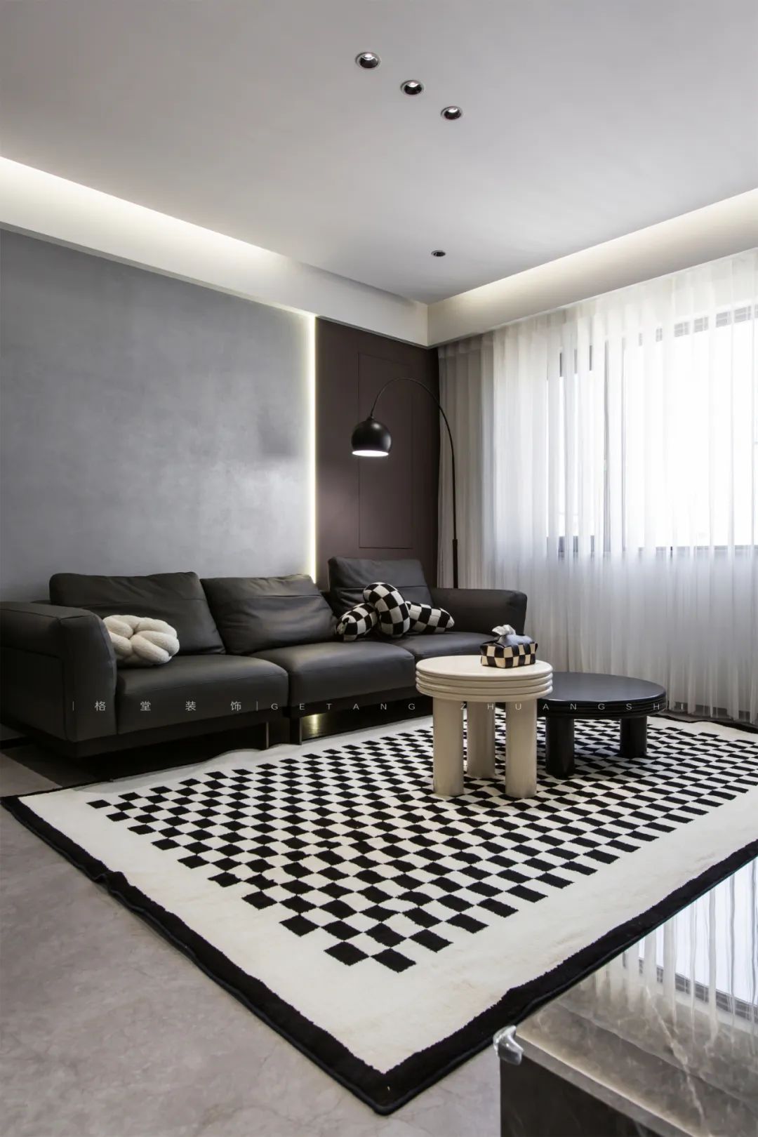 黑白灰的纯粹美学 · 常山桑园小区现代简约家居设计丨许亚彬-26
