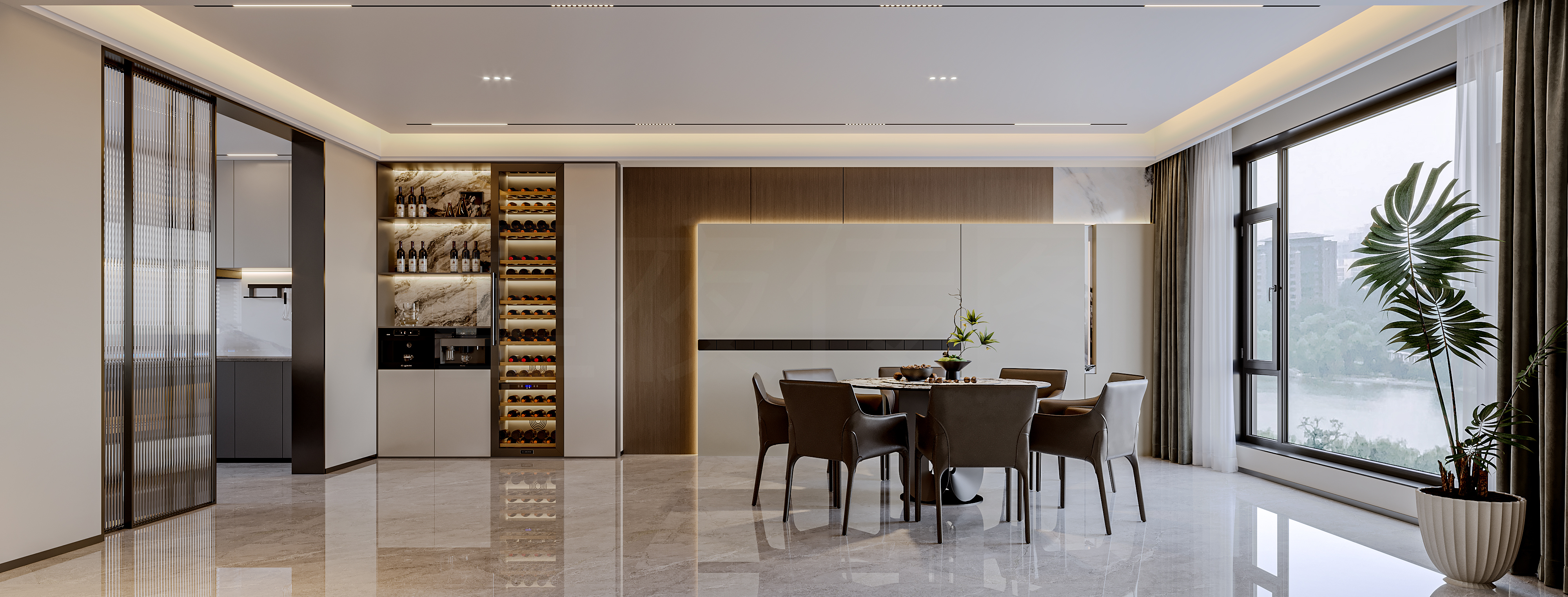 冬日的金属暖意：轻奢后现代-4