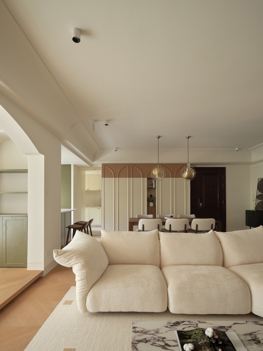 177㎡大平层高级感装修法式中古丨启物空间设计-8