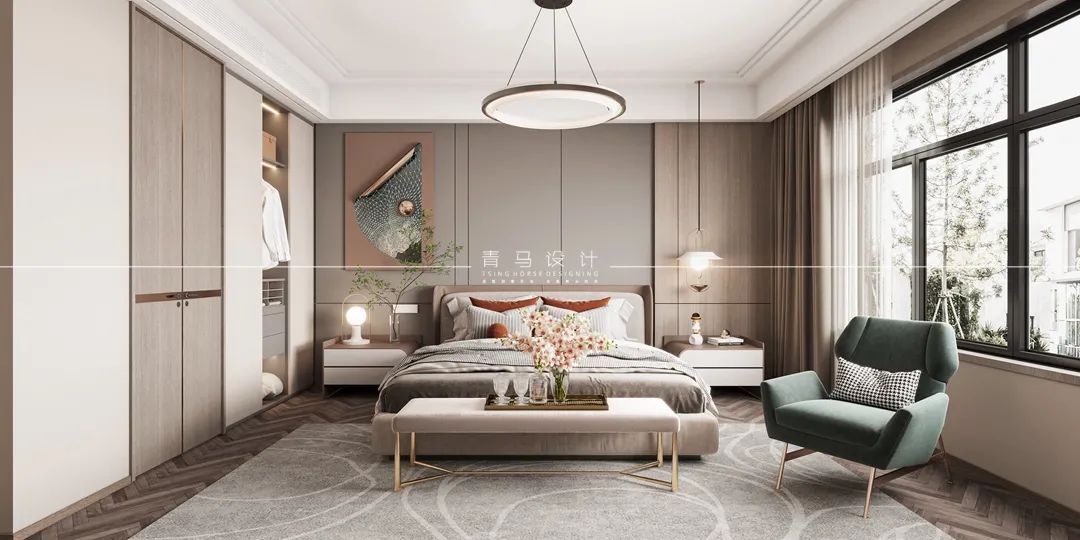 龙湖紫宸底跃现代简约空间丨青马别墅空间设计-60