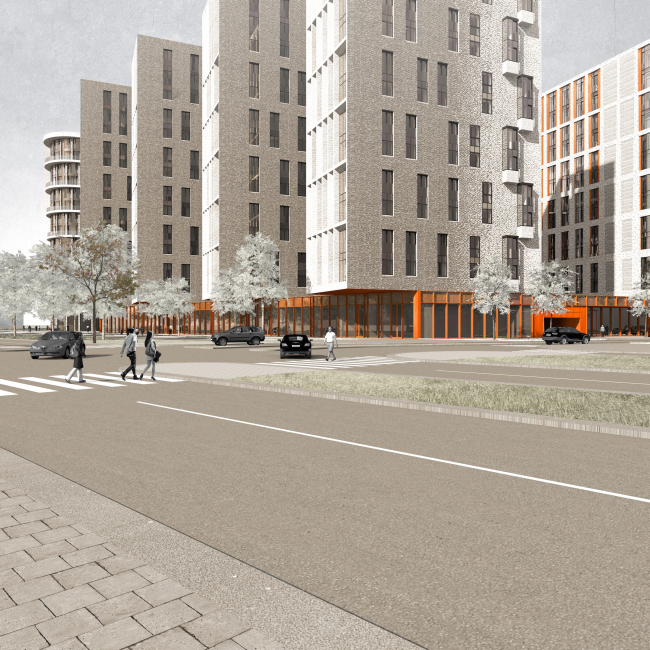 “Дом у причала”（“ЗилАрт”住宅综合体部分地块）丨Сергей Скуратов ARCHITECTS-71