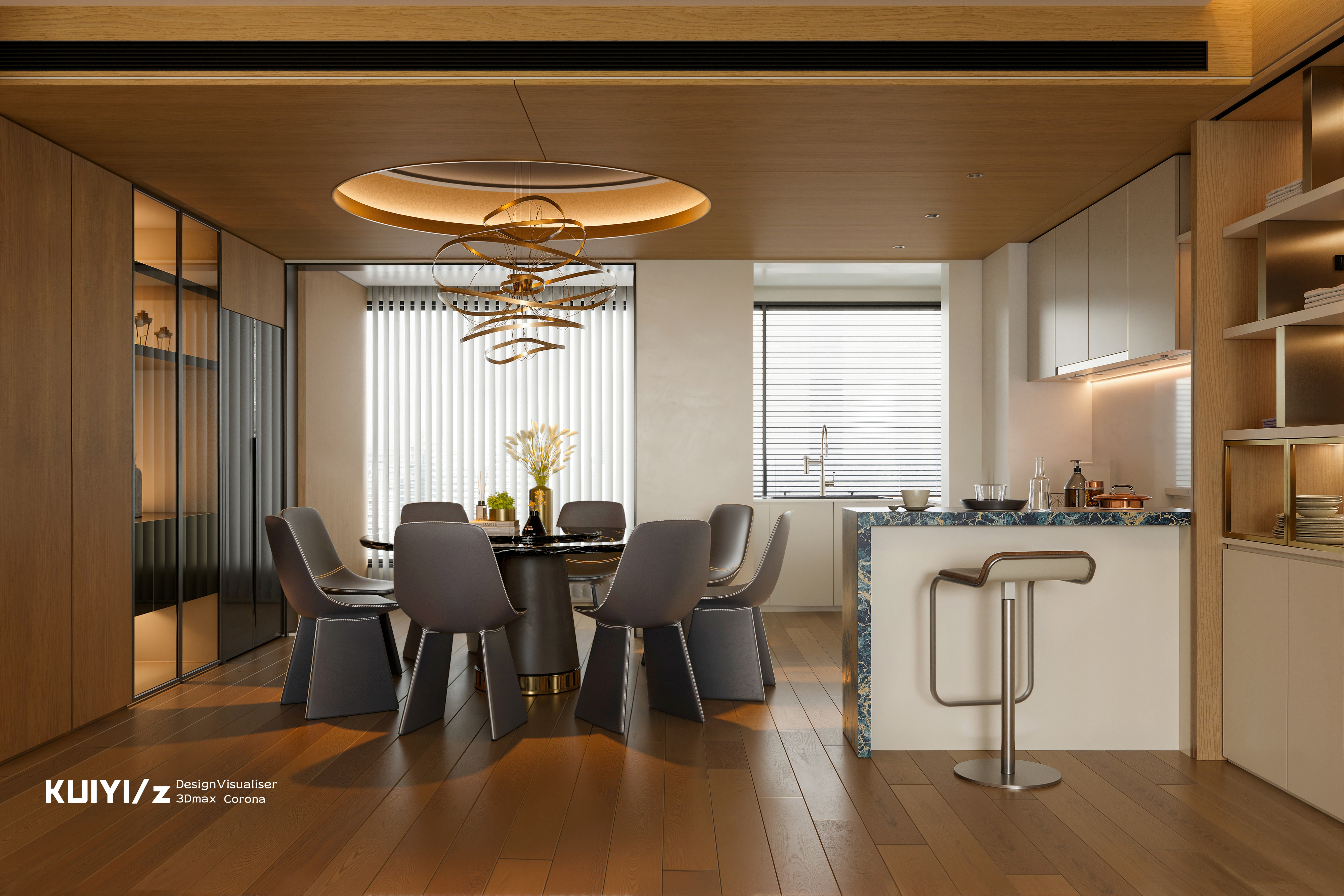 写实现代客厅分享-2