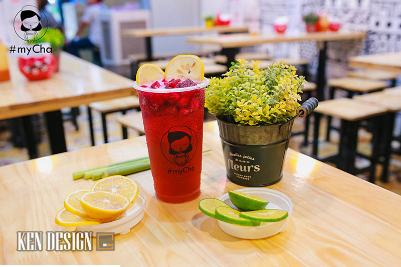 MyCha奶茶店丨越南河内丨Kendesign-23