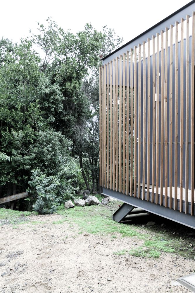 智利奥尔穆埃森林中的悬浮家庭住宅-77