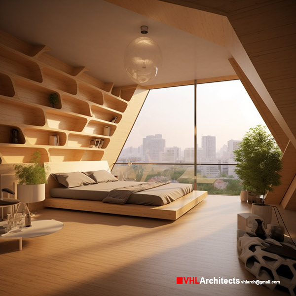 Mult colective housing with hexagonal structure-7