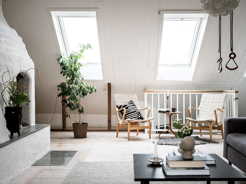 瑞典哥德堡阁楼公寓,城市与乡村的完美结合-10
