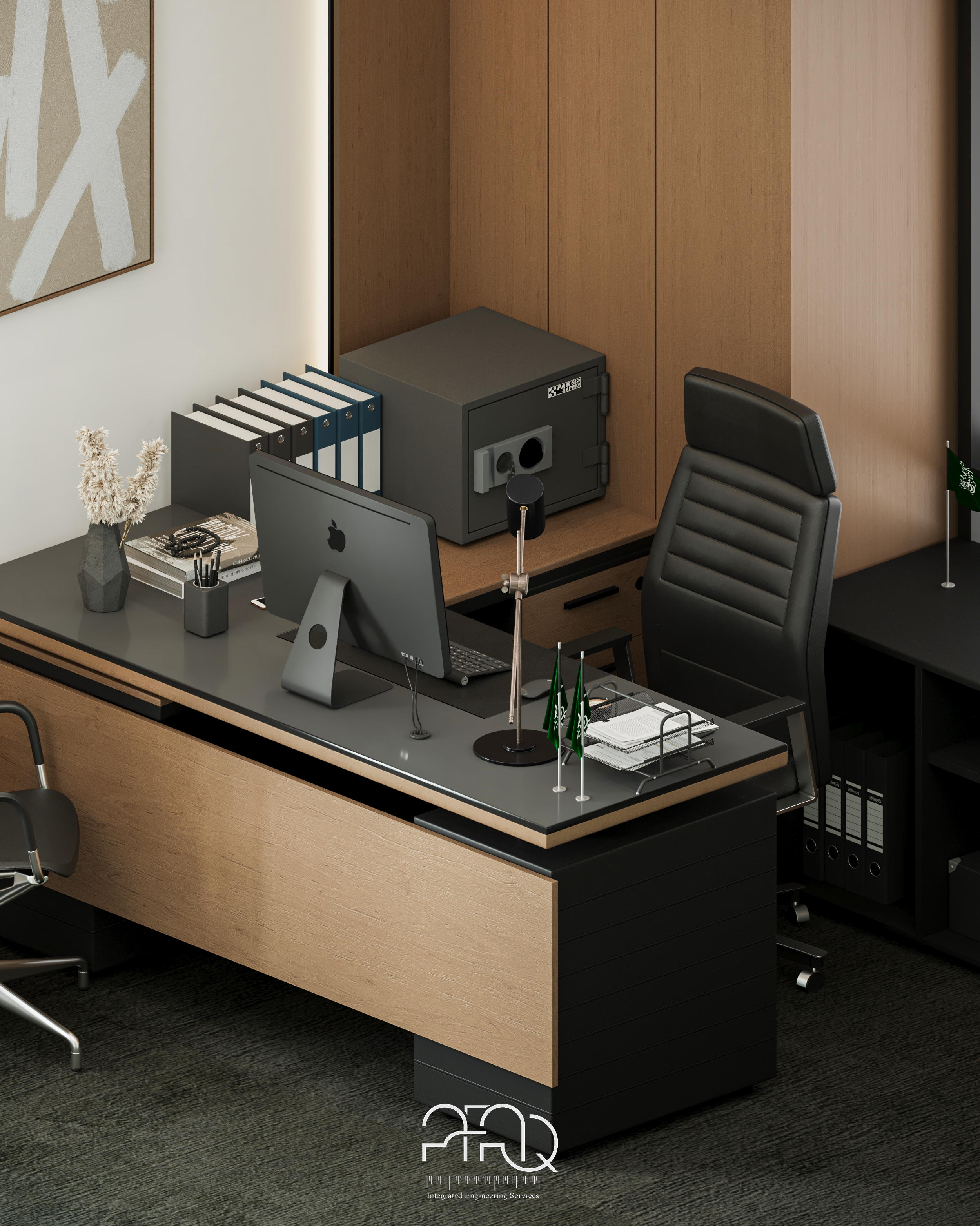 沙特阿拉伯公司室内设计  现代办公室设计-36