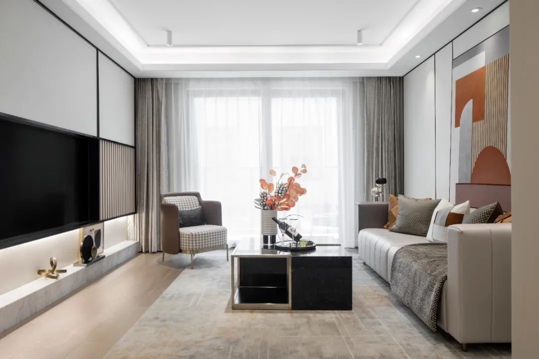 无锡栖霞建设天樾府样板房 | 纽约大都会风格融入生活空间-9