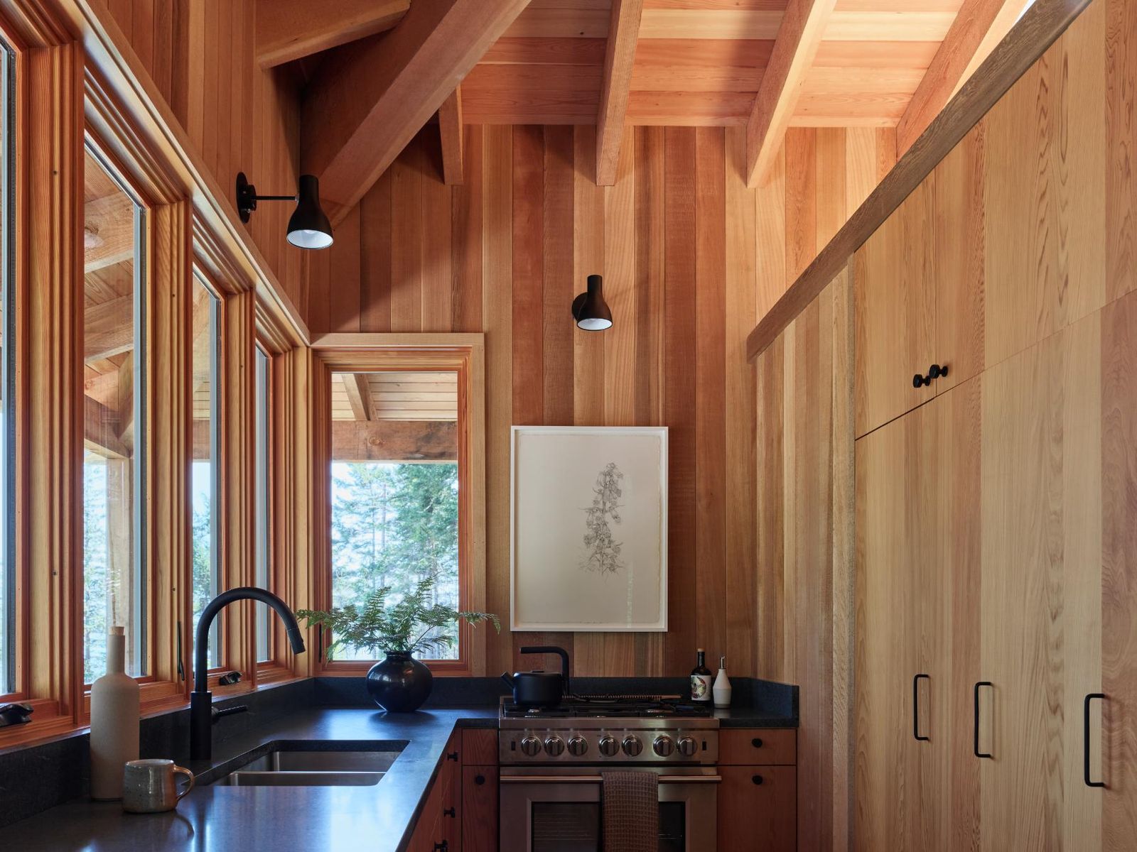 60平米偏远岛屿木质小屋丨加拿大丨Laura Killiam-24