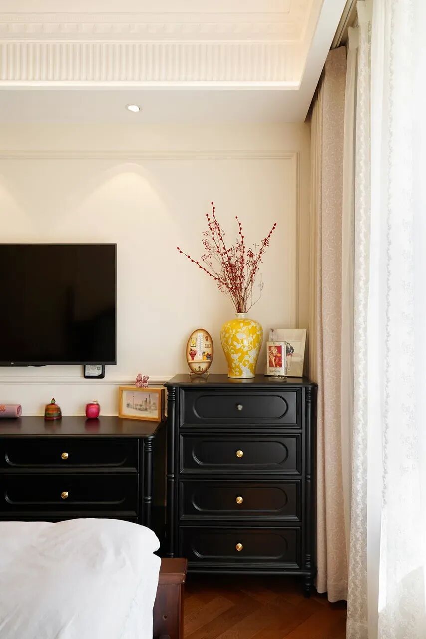 112㎡混搭风：美式与中式的完美邂逅，14万装出奢华与实用-47