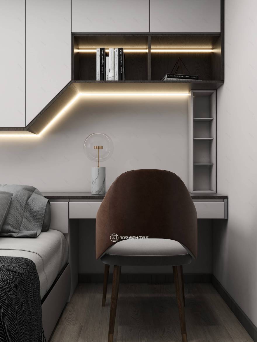 【无问西东】现代风格住宅设计丨90空间设计工作室-55