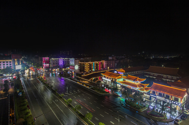 江西抚州东乡区街心花园街道夜景照明工程丨中国抚州-94