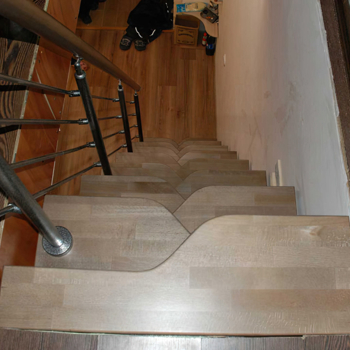 直梯到二楼楼梯设计与制作丨Gradius（乌克兰）-9