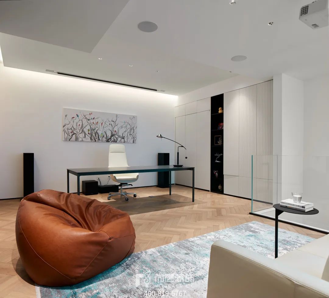 兴创荣墅｜300㎡叠拼别墅设计，「净」与「静」的交织律动-89