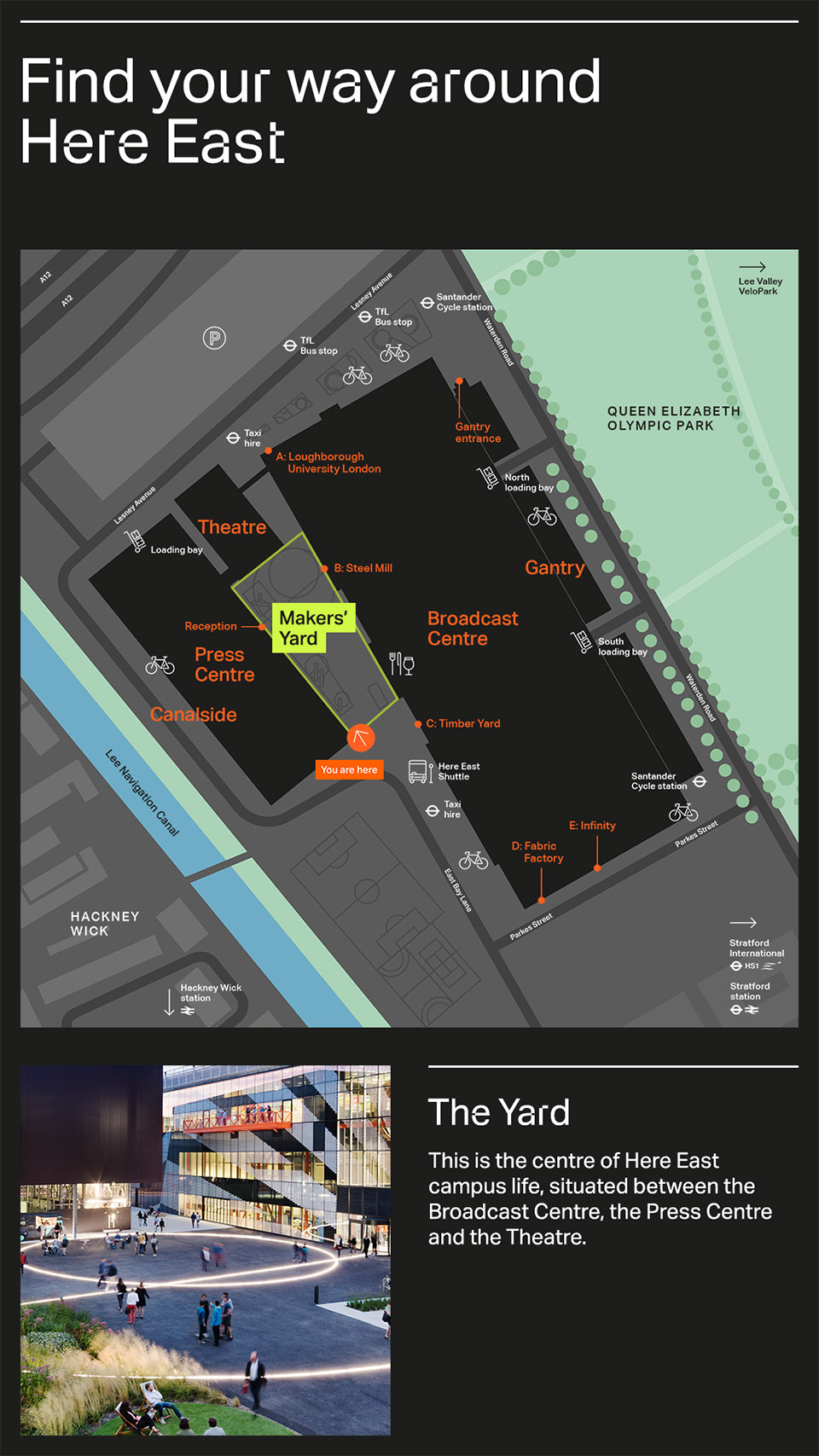 伦敦Here East革新引导标识和指路系统设计 / dn&co-14