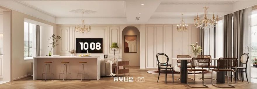 【案例】120㎡法式古典奶油风:为养老房注入温柔与浪漫,陪伴是最长情的告白-20