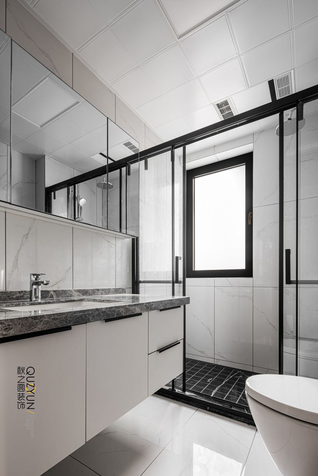 现代简约龙湖尚品140平空间设计丨中国常州丨意象QUZYUN|DSEIGN-79