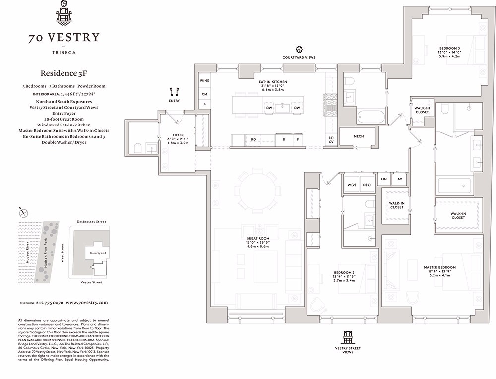 70 Vestry | Tribeca，最后一处未开发的海滨地产-59