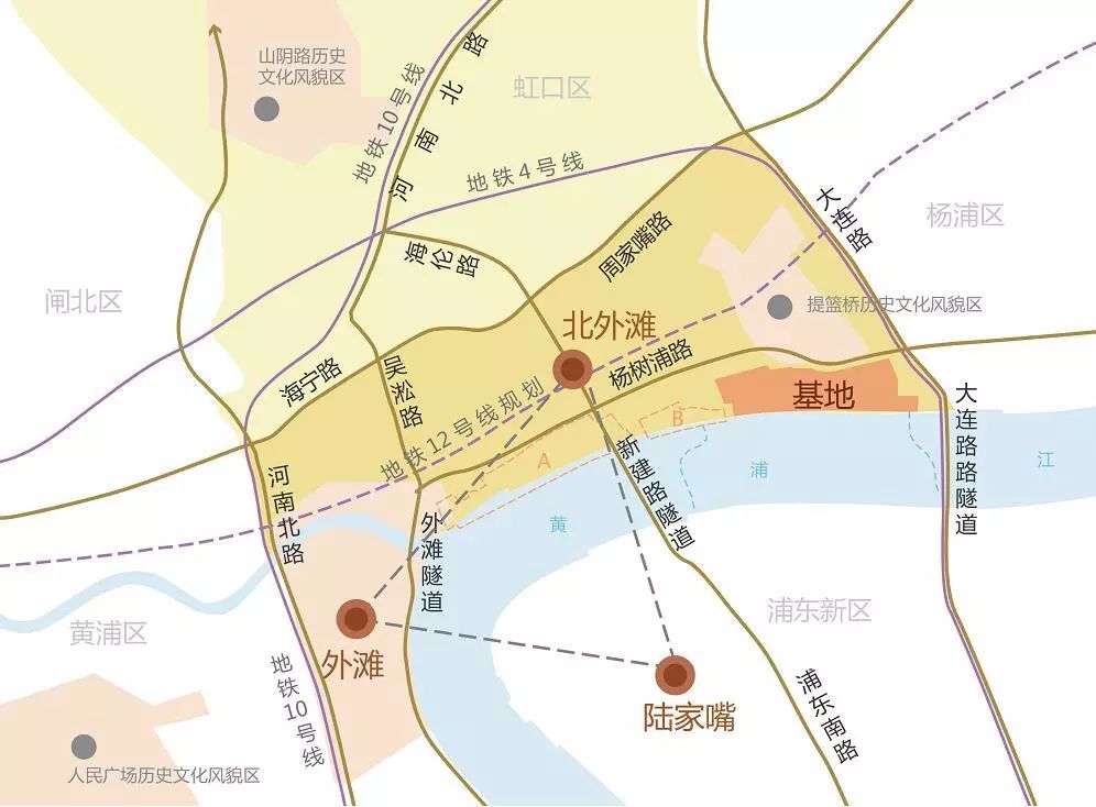 上海北外滩滨江汇山地块景观 | 黄金三角的航运文化窗口-13