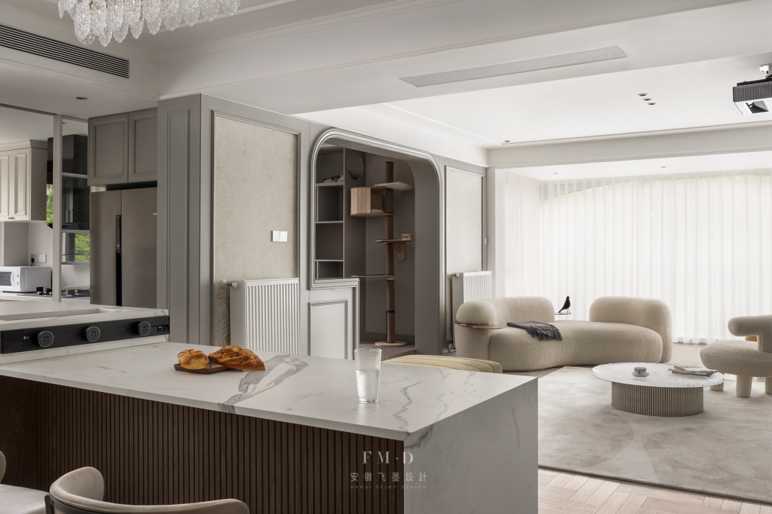 阳光宅院 · 150㎡美式四室改两室设计丨中国合肥丨飞墨设计组-19