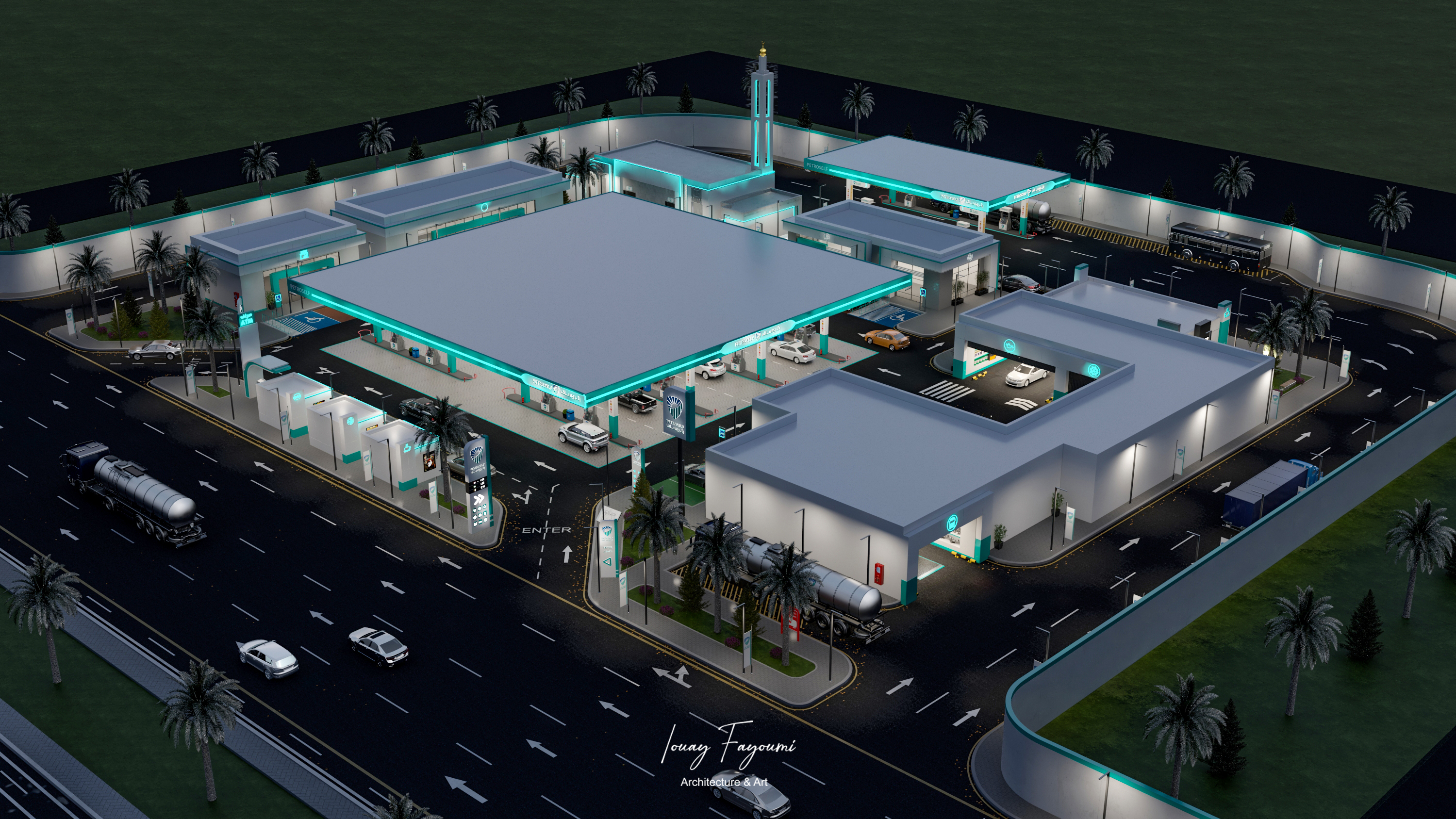 PetroSelf 加油站设计丨沙特阿拉伯-28