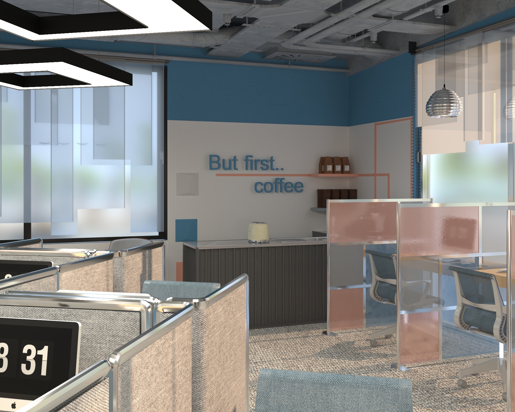 总部 – 联合办公空间设计-19