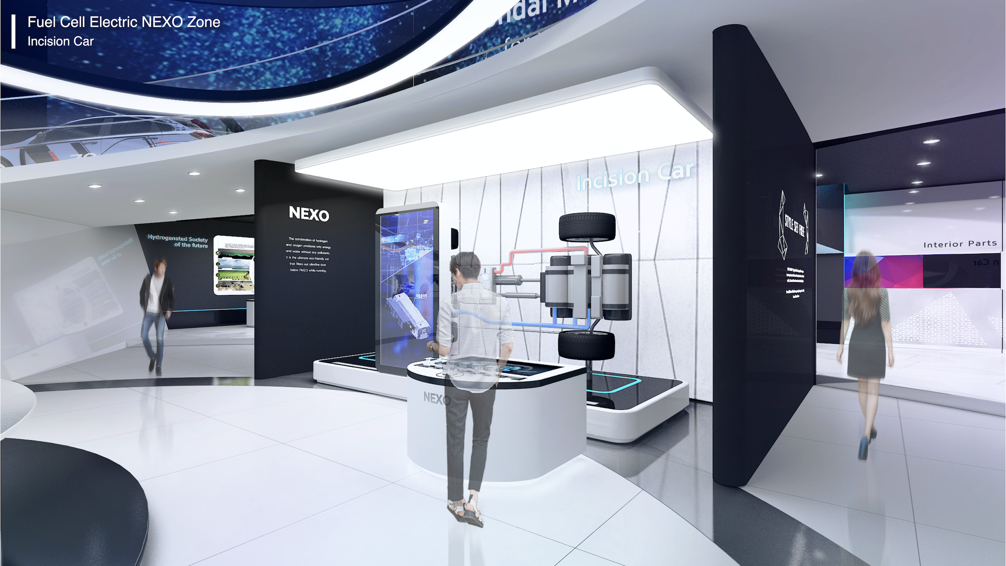 现代汽车展示空间，极简工业风诠释未来出行-24