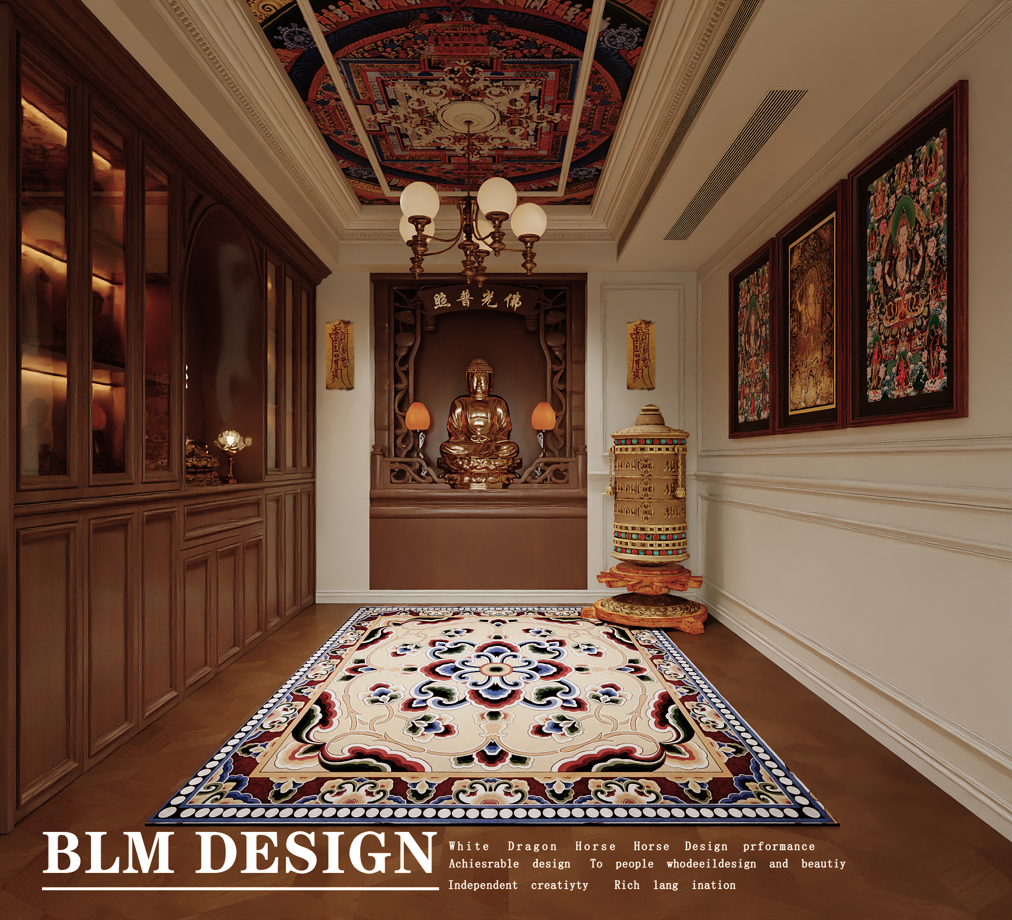 藏式  白龙马效果图制作项目-28