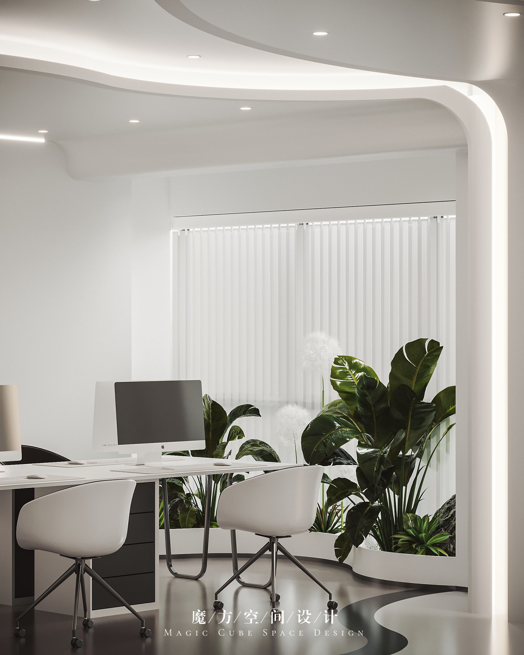 西安•曲江文创中心办公室商业空间设计项目丨中国西安丨魔方空间设计-23