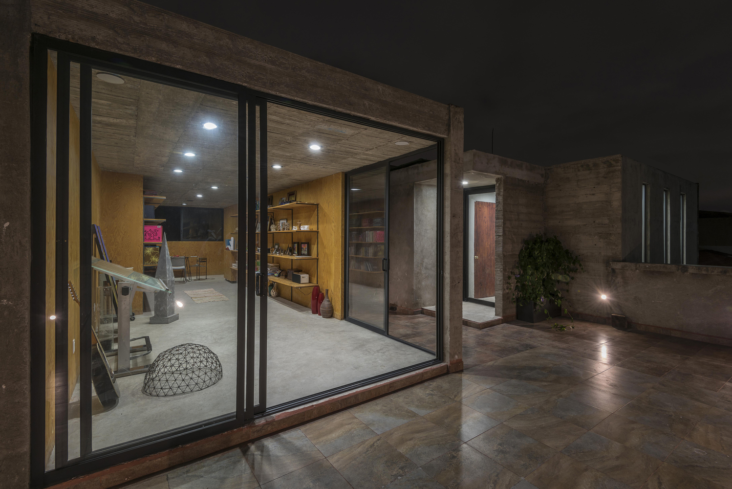 墨西哥城火山石住宅-51