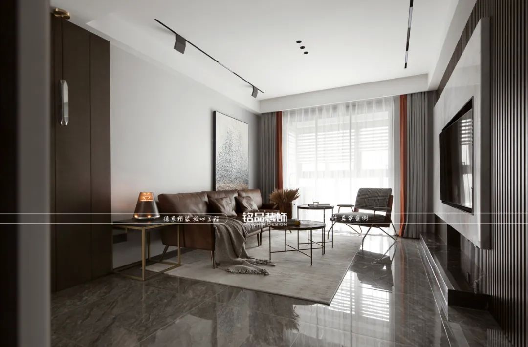 现代风格三居室设计丨铭品装饰-24