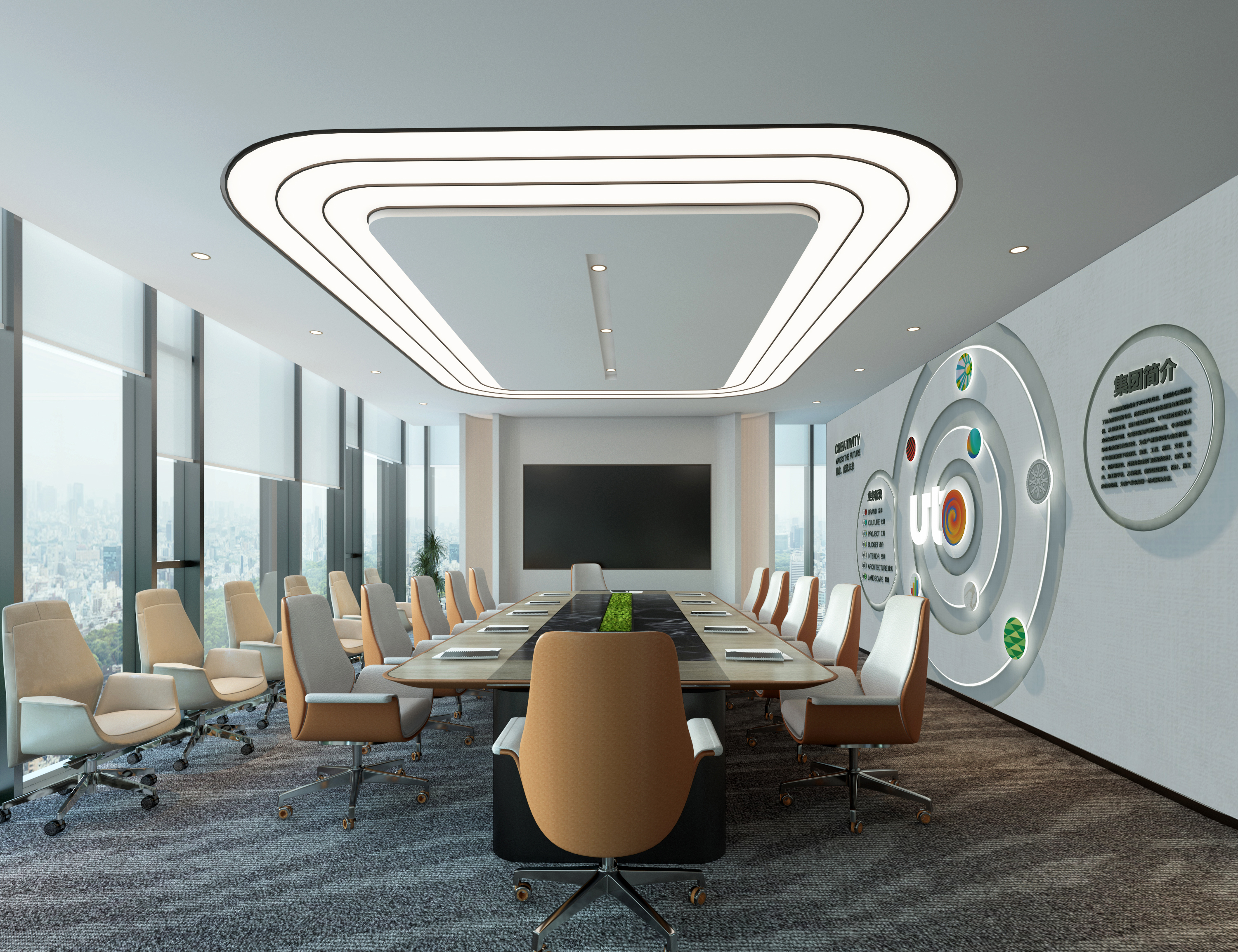 鹏宸投资总部办公室装修工程项目丨中国衡阳丨UTO 创意集团-8
