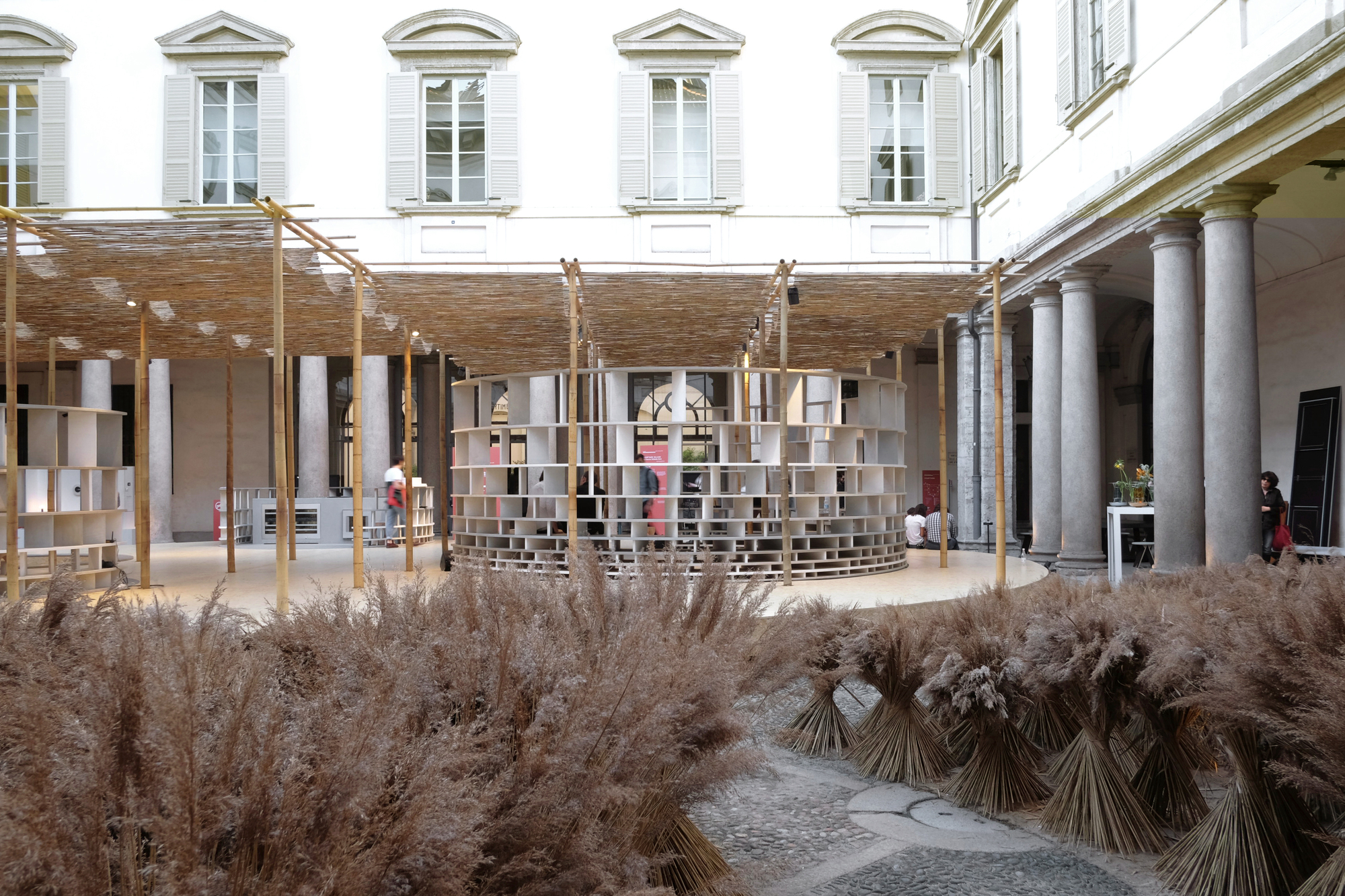 米兰古堡中的非洲村落 | Kéré建筑事务所 Courtyard Village-8