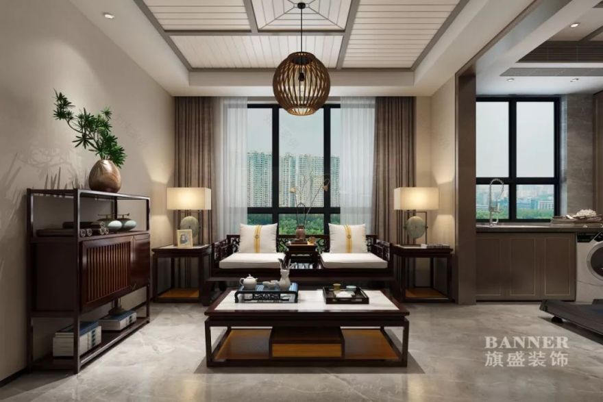 新中式风格融入健身元素,打造静谧宜居空间-71