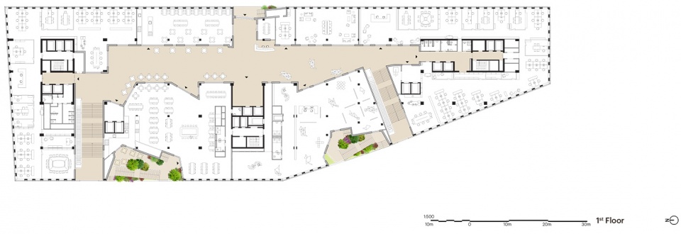 阿姆斯特丹"山谷"综合体 | 绿色与人性并重的建筑奇迹-87
