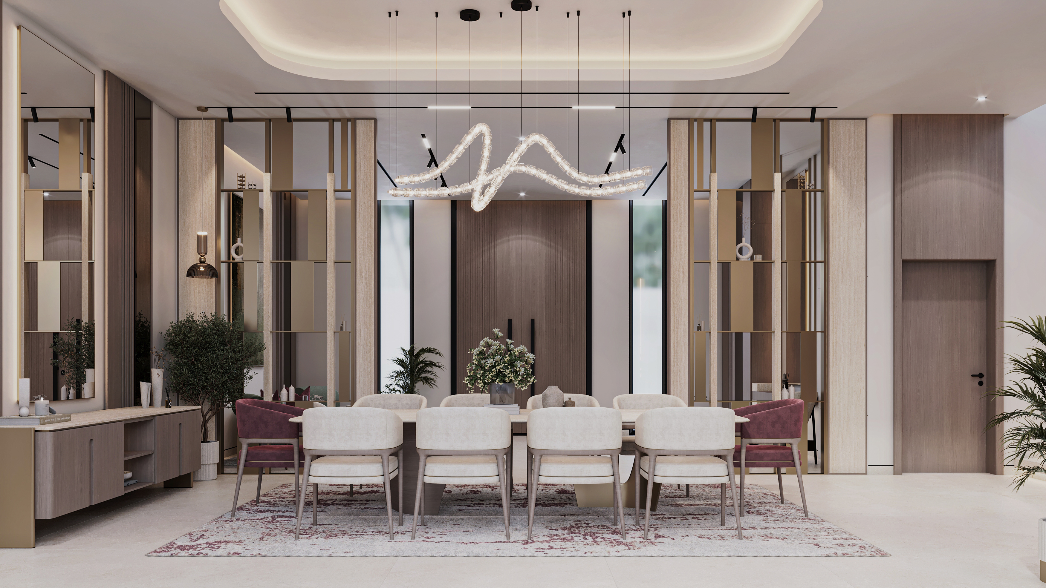 奢侈品现代开放空间（含双高空间）丨阿联酋阿布扎比丨Archpix Engineering Consultants-14