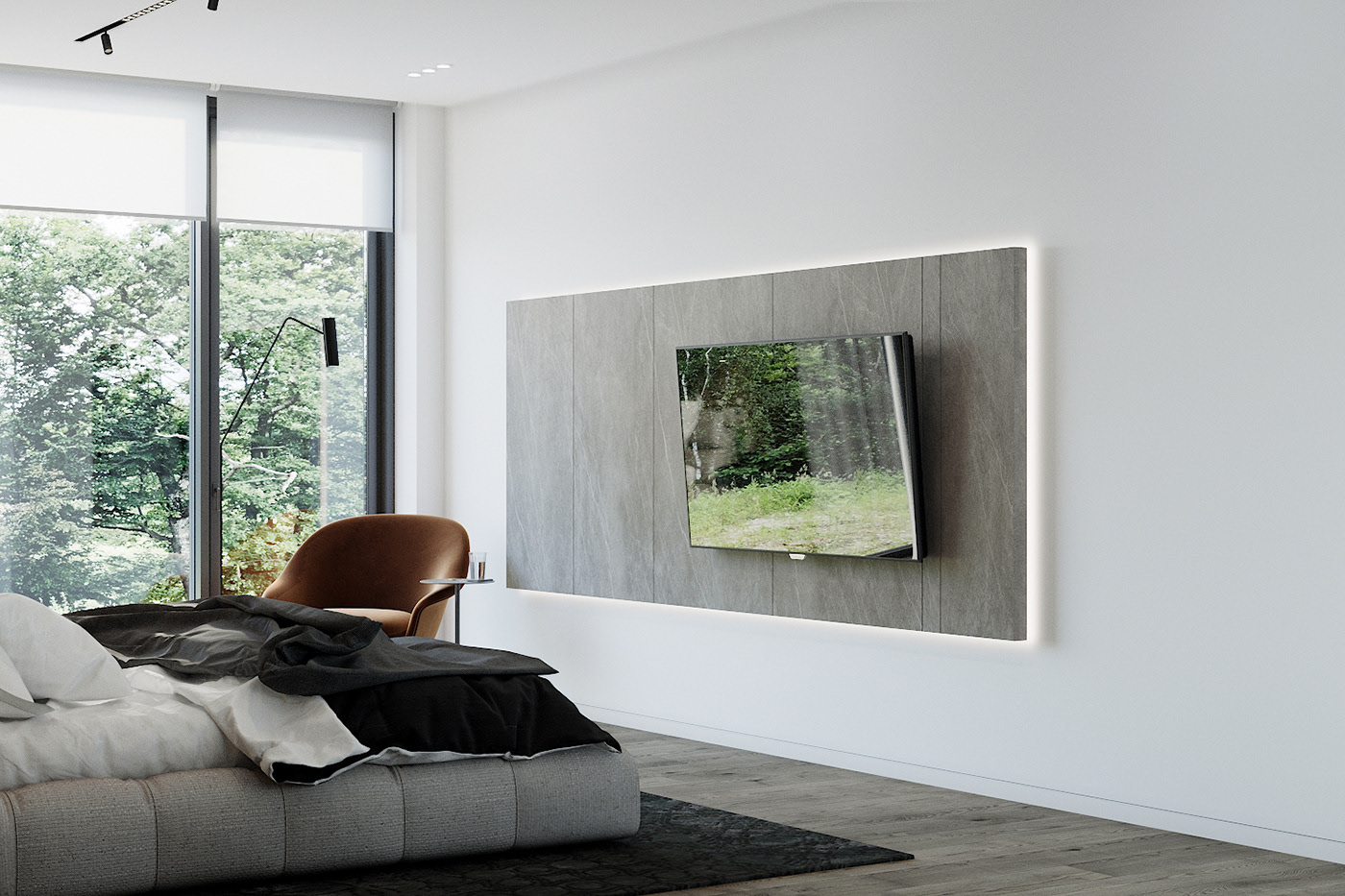 高级灰色系公寓设计-24