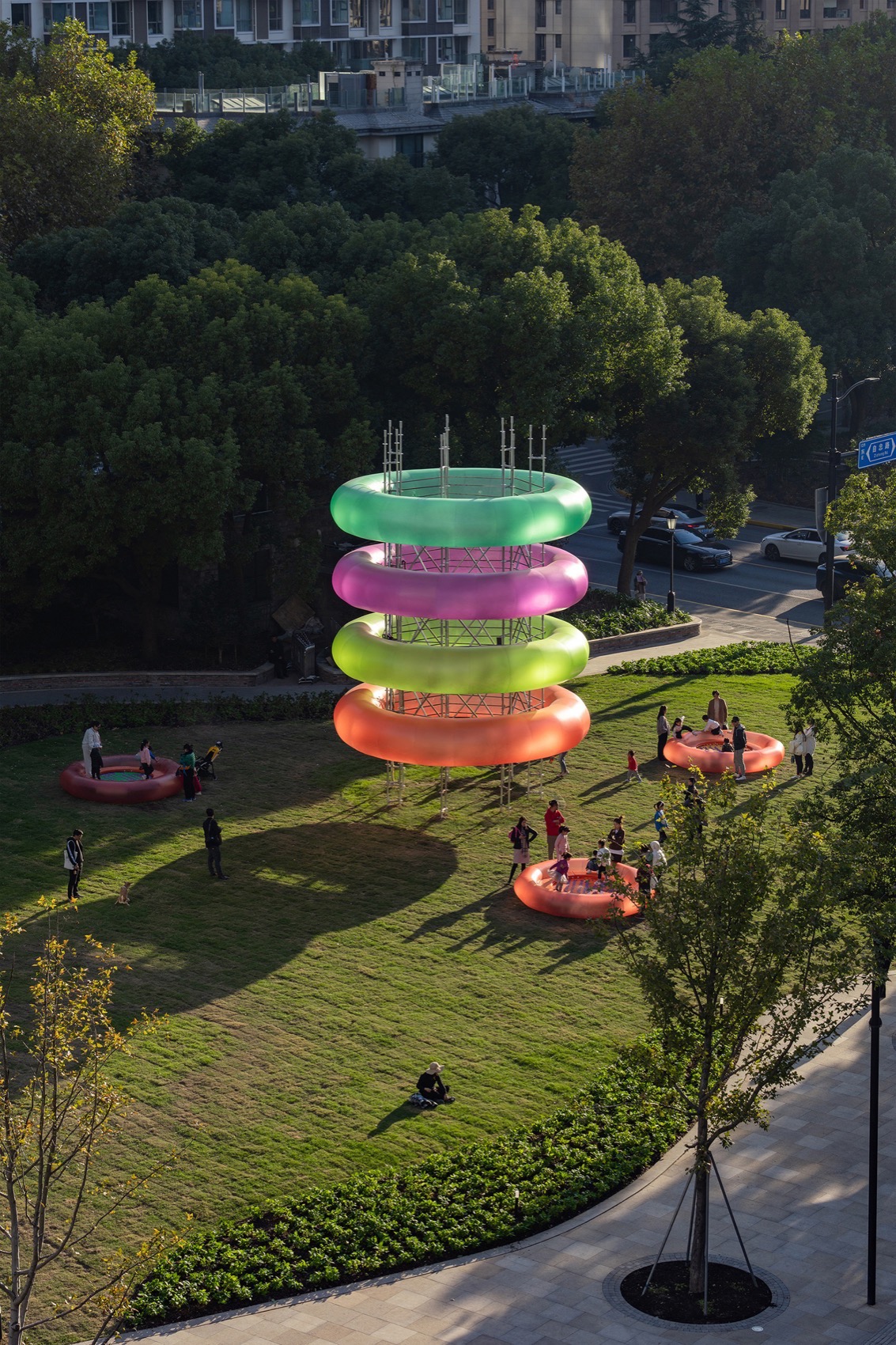 “JUMP城市电场”公共艺术装置丨中国上海丨大星吉子工作室-46