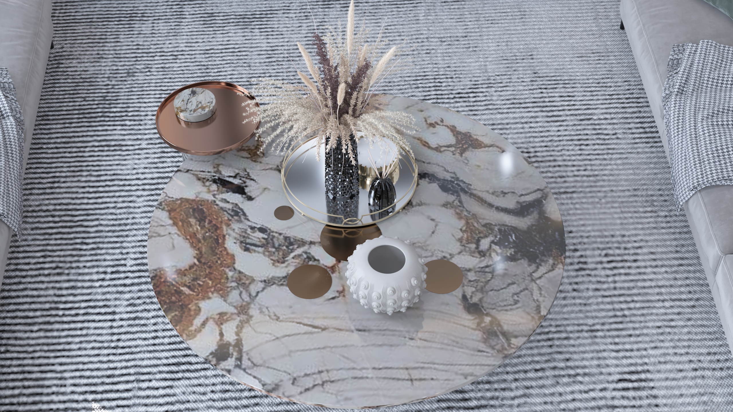 现代室内 majlis 设计 阿联酋丨阿联酋-17