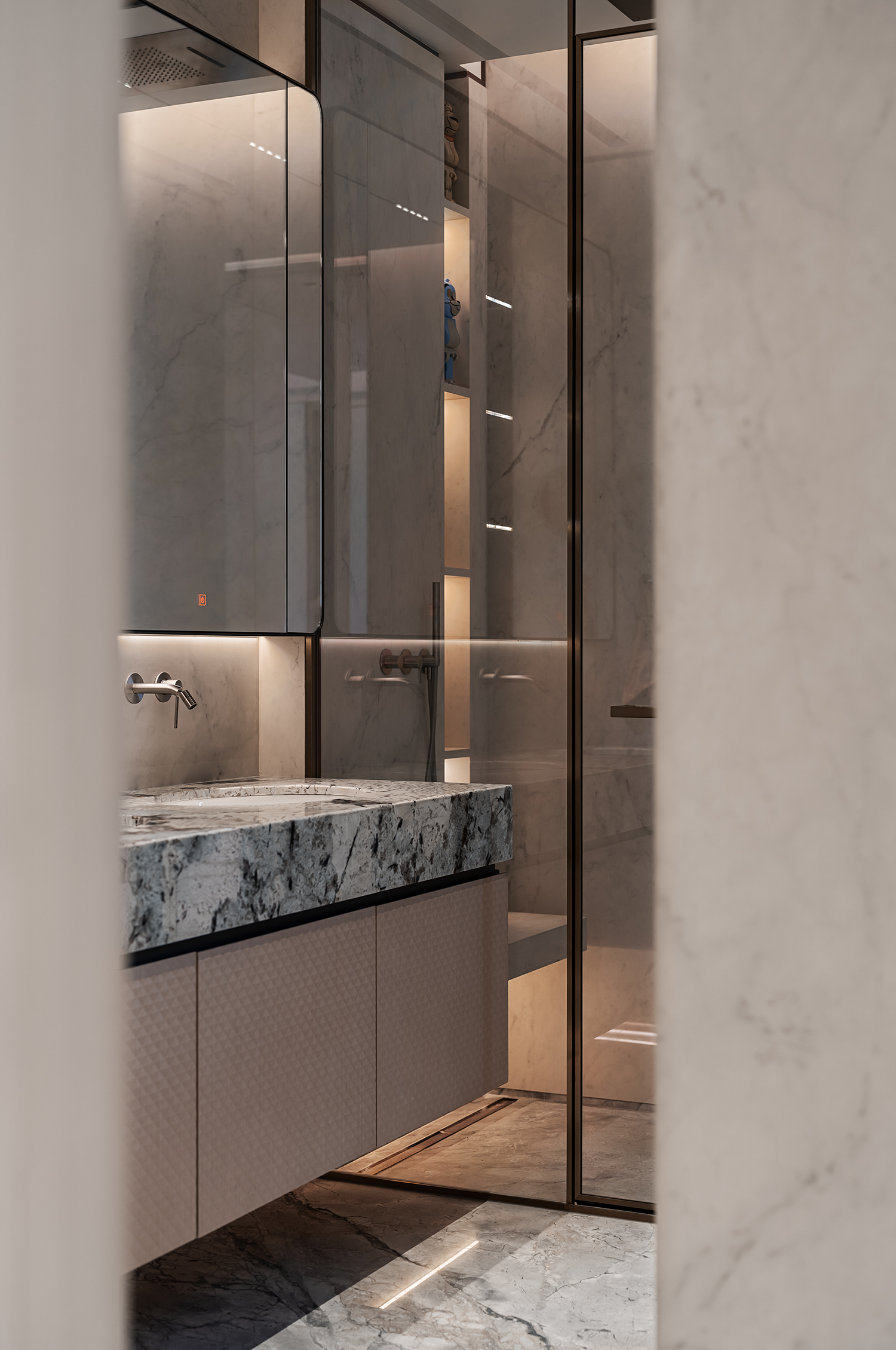 魔都陆家嘴 420㎡艺术大平层私人住宅丨中国上海丨循光空间-92